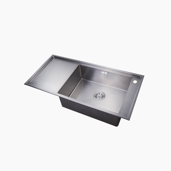 Topmount Single Bowl Kitchen Sink With Drainboard -ARY10047H