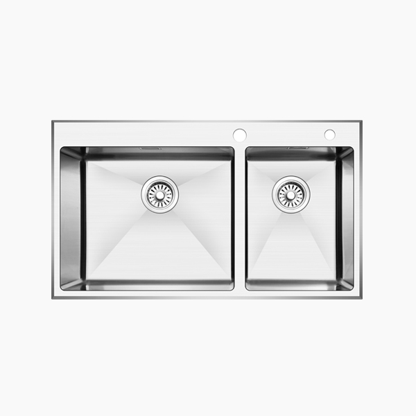 Topmount Double Bowl Sink -BR8250XE