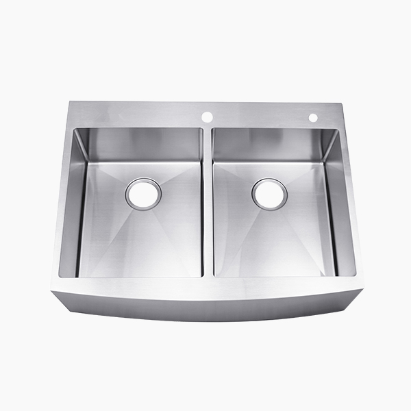 Double Bowl Apron Sink-BR8463TC