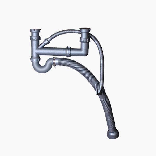 Double Bowl Sink Drainpipes-CA-BP001